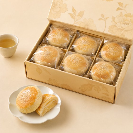 原味老婆餅禮盒 (6件獨立包裝)