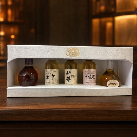 NIKKA Whisky 蒸餾所限定迷你酒禮盒（5支裝）